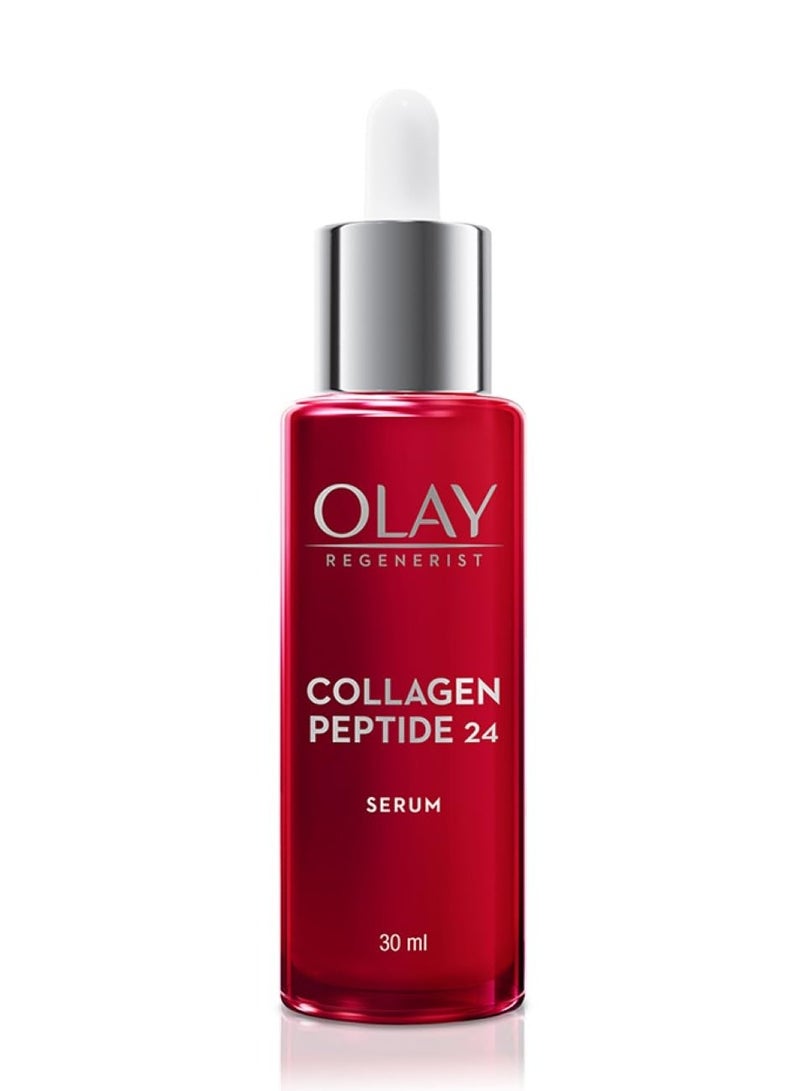 Olay Face Serum | Clear and Even Skin | Fights Dullness and Provides Radiant Glow| Normal, Oily, Dry, Combination Skin | Paraben and Sulphate Free (30ml, Collagen Peptide 24) - Image 1