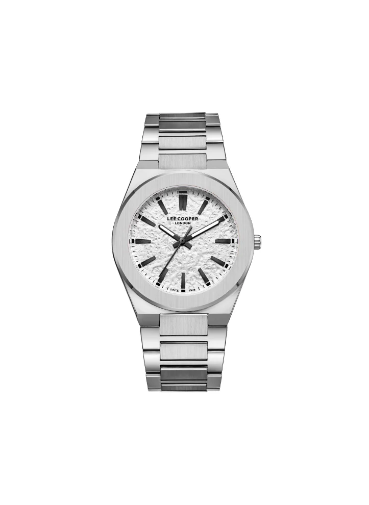 Lee Cooper Men's Analog Display Watch With Silver Metal Strap - LC08054.330