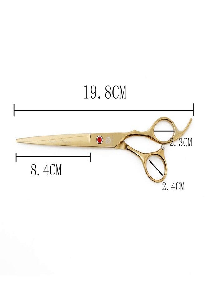 Purple Dragon 7.0 inch Rhinestone Decoration 3PCS Pet Grooming Scissors Dog Hair Cutting & Thinning Shears Set - Image 2