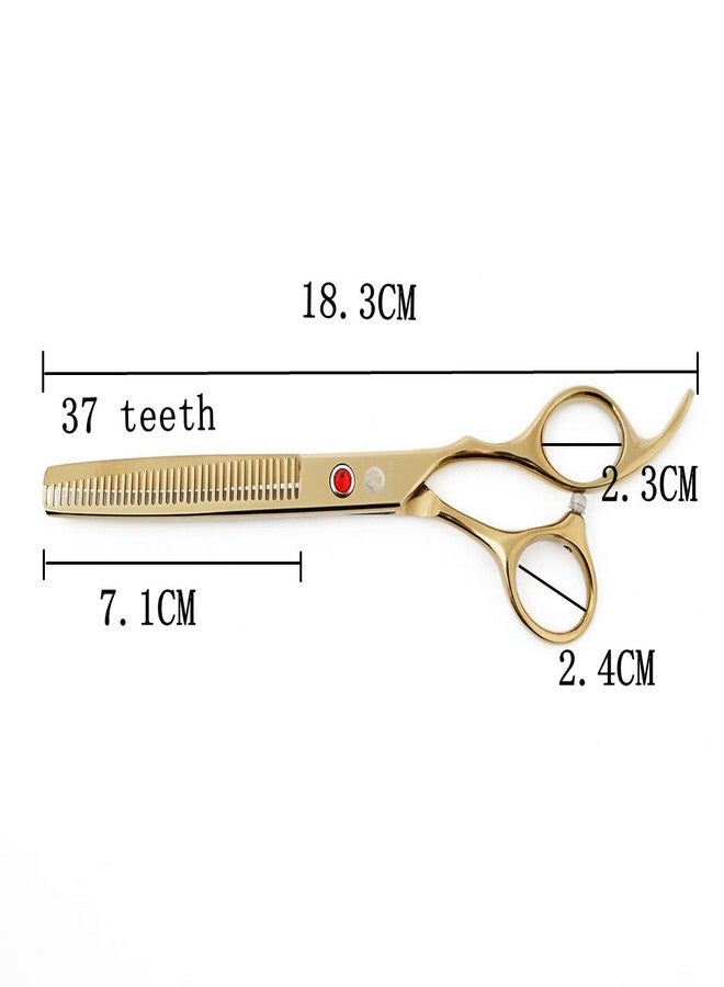 Purple Dragon 7.0 inch Rhinestone Decoration 3PCS Pet Grooming Scissors Dog Hair Cutting & Thinning Shears Set - Image 4