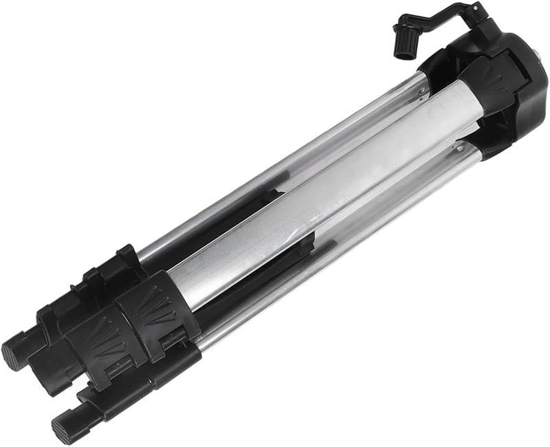 حامل ثلاثي الأرجل من الألومنيوم ذاتي التسوية الاحترافي قابل لتعديل الارتفاع 1.5 متر فضي - Image 2