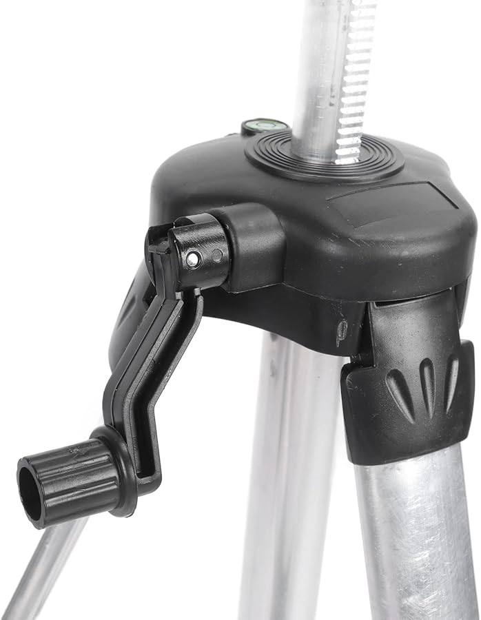 حامل ثلاثي الأرجل من الألومنيوم ذاتي التسوية الاحترافي قابل لتعديل الارتفاع 1.5 متر فضي - Image 5