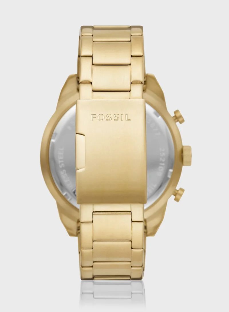 FOSSIL Chronograph Gold-Tone Stainless Steel Watch