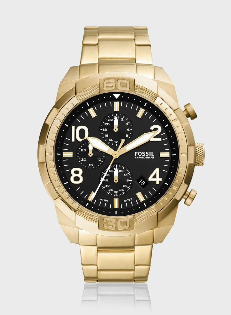 FOSSIL Chronograph Gold-Tone Stainless Steel Watch