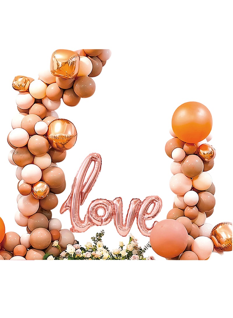 Sharpdo 85-Piece Orange Balloon Set, for Indoor and Outdoor Decorating Birthday Parties, Weddings, Baby Showers, Valentine's Day - Image 1