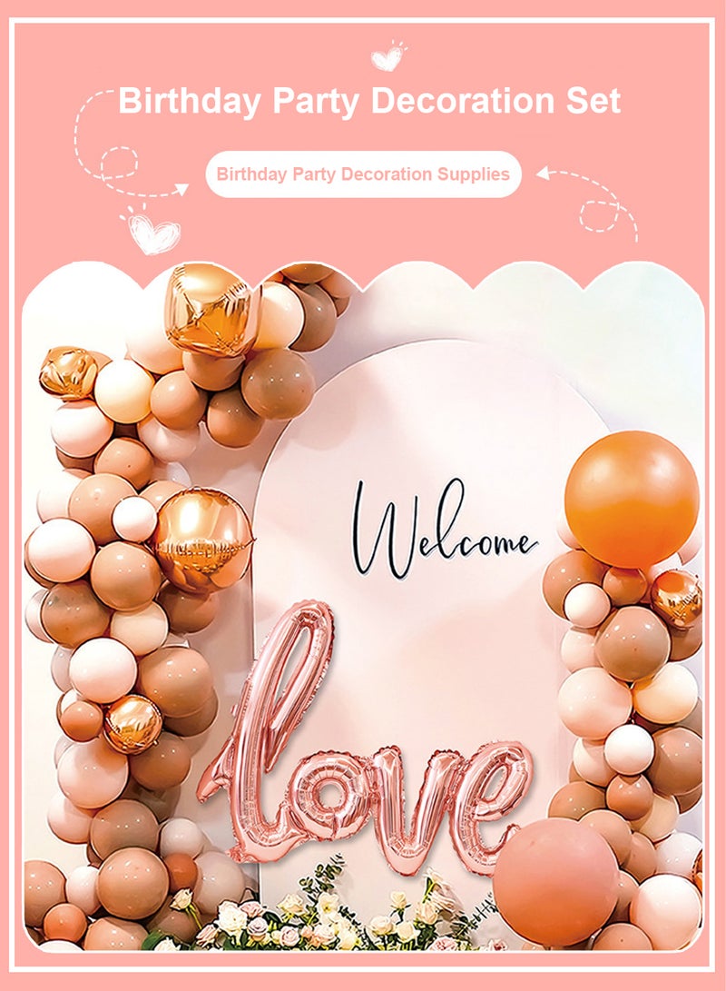 Sharpdo 85-Piece Orange Balloon Set, for Indoor and Outdoor Decorating Birthday Parties, Weddings, Baby Showers, Valentine's Day - Image 2