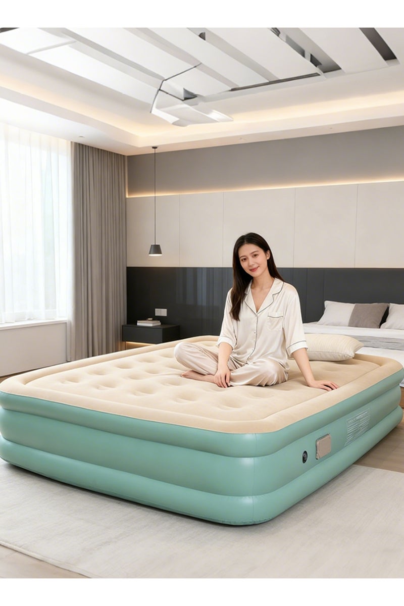 Automatic inflatable mattress for outdoor midday rest - double-person floor bed - portable air mattr - Image 2