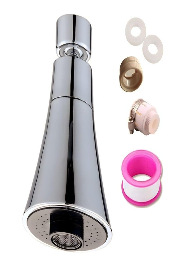YOMITH Kitchen sink tap Faucet head extender, Nozzle 360°Rotatable with 2 Modes adjustable Water Flow, Kitchen Sink Faucet Head Replacement Accessories (FAUCET HEAD PACK OF 1) - Image 1