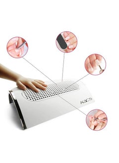 KADS Nail Art Dust Suction Collector 3 Fans Powerful Strong Power Nail Dryer Tool With 2 Dust Collecting Bags (110V Us Plug)  - Image 4