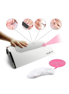KADS Nail Art Dust Suction Collector 3 Fans Powerful Strong Power Nail Dryer Tool With 2 Dust Collecting Bags (110V Us Plug)  - Image 3