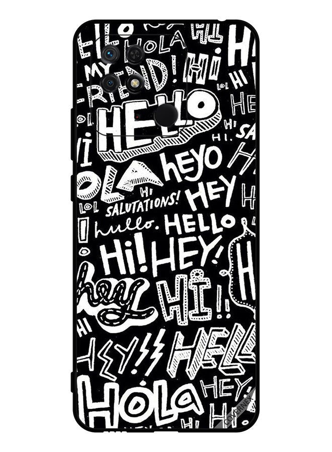 Covernex Protective Case Cover For Xiaomi Redmi 10C Hi Hello Tags - Image 1