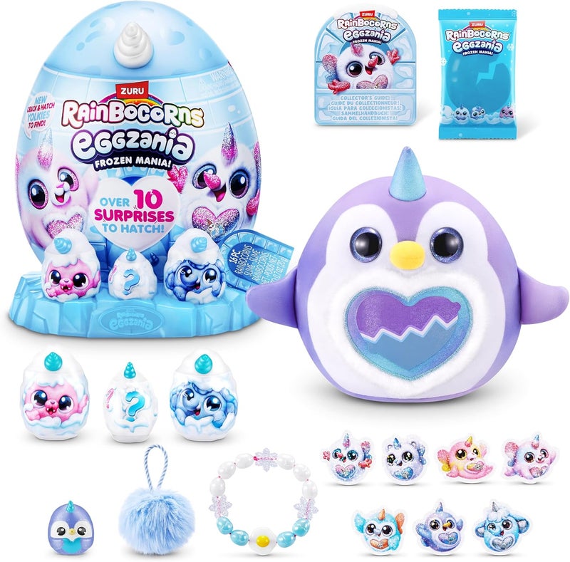 Rainbocorns Eggzania Frozen Mania Plush Surprise Egg – Series 1 - Image 1