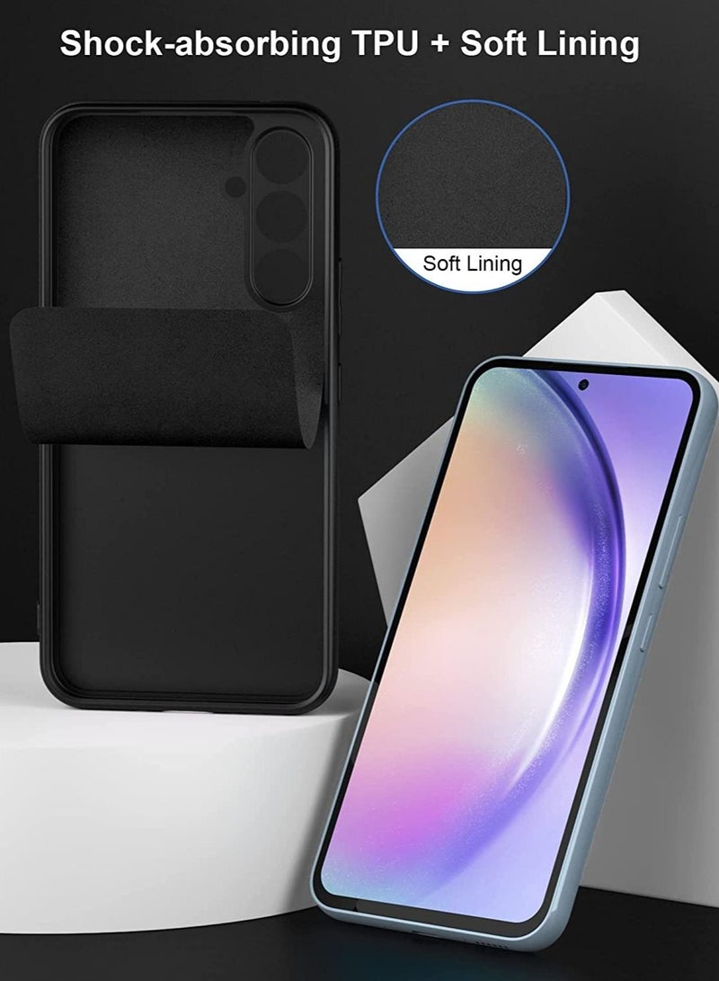 Color Fans Case for Samsung A54 5G Silicone Cover Soft Black - Image 4