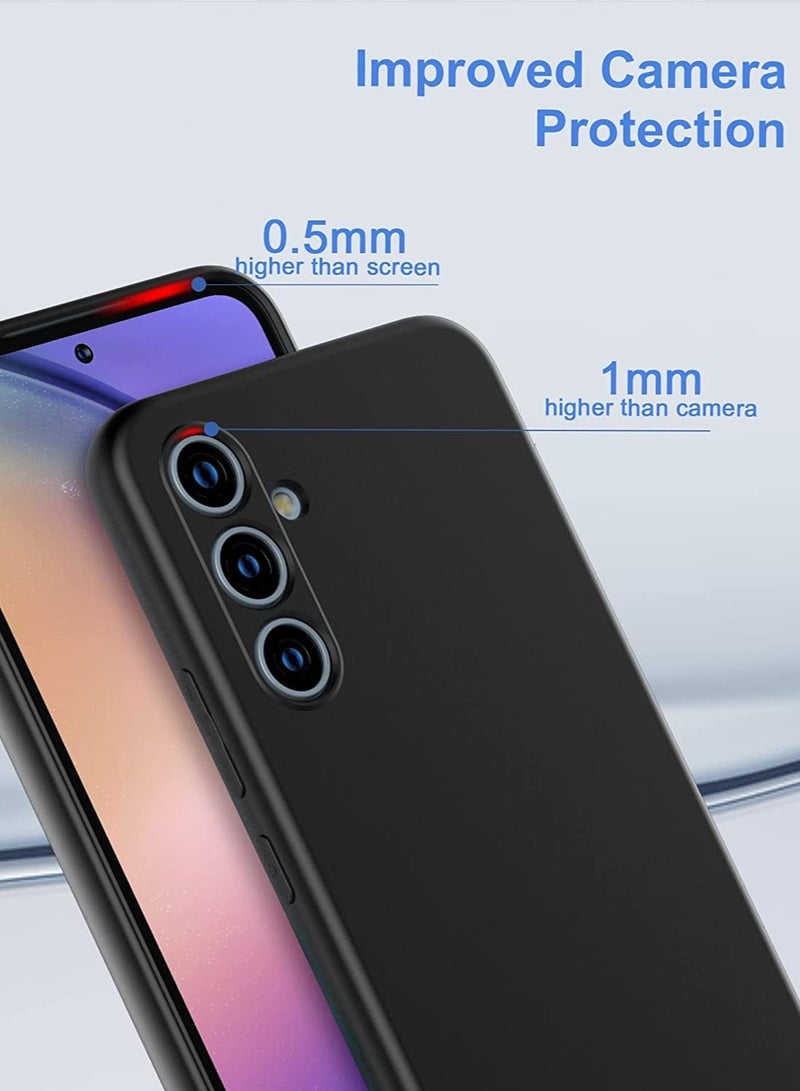 Color Fans Case for Samsung A54 5G Silicone Cover Soft Black - Image 2