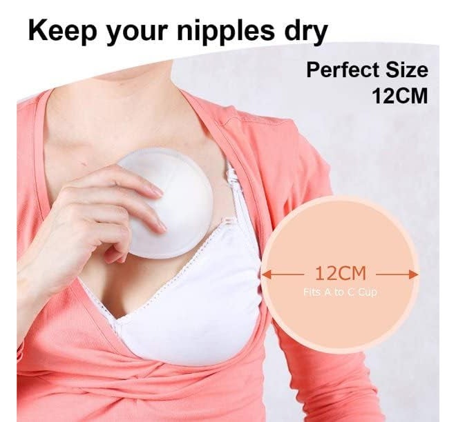 AEREX Reusable & Washable Nursing Breast Pads | Nursing Breast Pad for Feeding Mothers | Nipple Pads for Women | Leak Proof Nursing Pads for Breastfeeding Moms | Maternity Feeding Pads (Pack of 30) - Image 3