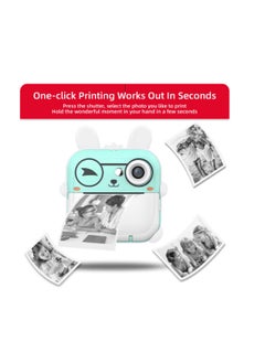 DIGI CORE Digital Camera For Kids 8MP Kids Camera With 32GB SD Card Full HD 1080P Cameras Mini Kids Camera With Instant Print Thermal Printer With 2 Thermal Rolls 2.4Inch Eye Protect Screen Selfie Camera  - Image 3
