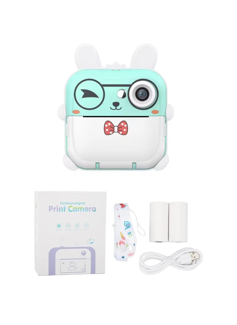 DIGI CORE Digital Camera For Kids 8MP Kids Camera With 32GB SD Card Full HD 1080P Cameras Mini Kids Camera With Instant Print Thermal Printer With 2 Thermal Rolls 2.4Inch Eye Protect Screen Selfie Camera  - Image 4