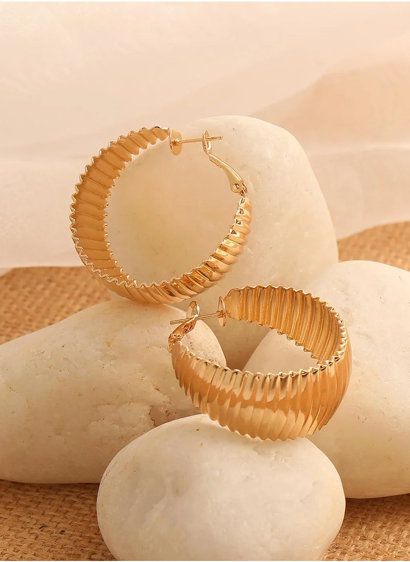 SOHI Casual Hoop Earrings