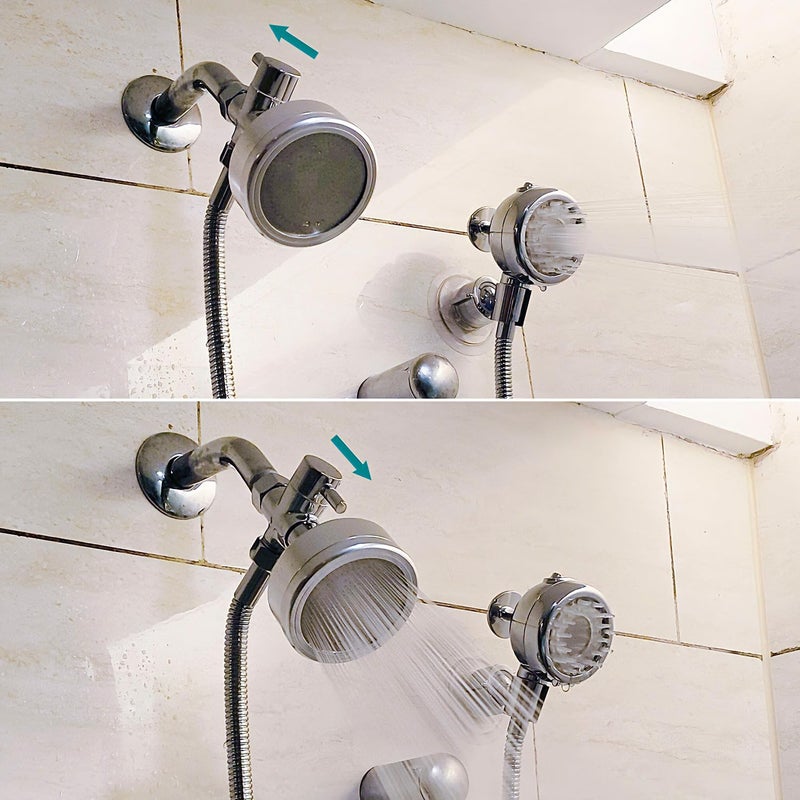 Sneatup Pet Shower Set with 8.2ft Hose & Flow Control Valve for Bathroom Shower Arm - Image 5