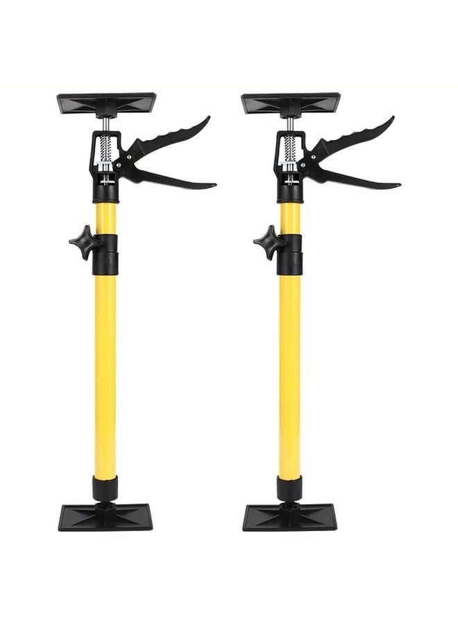 Yellow Cabinet Lifter with Multi Directional Support Anti Slip Pads Adjustable 30 to 59 Cm - Image 1