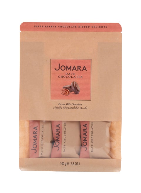 Date Chocolates With Pecan Pouch 100g