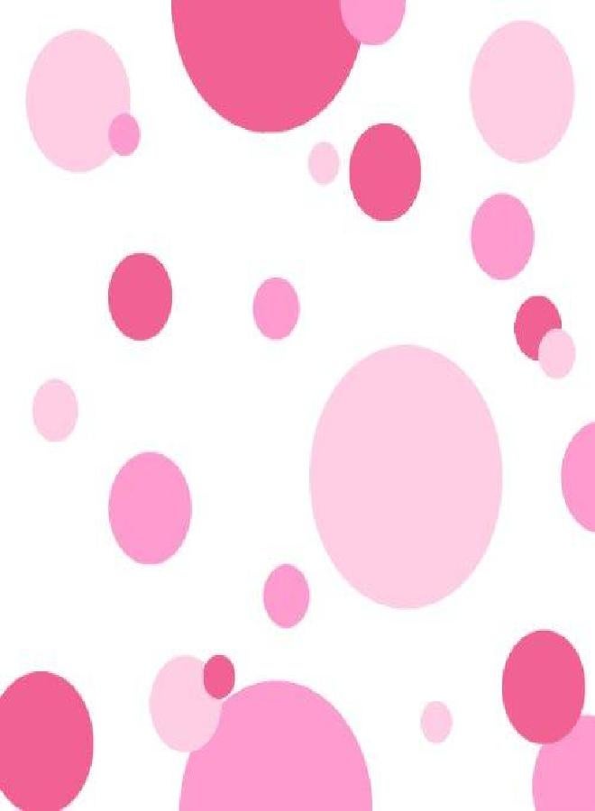 Create-A-Mural Pastel Polka Dot Wall Decals -Girls Room Decor Stickers Living Room Bedroom, Bathroom, Playroom, Baby Nursery Toddler to Teen DIY Decoration (Pink) - Image 2
