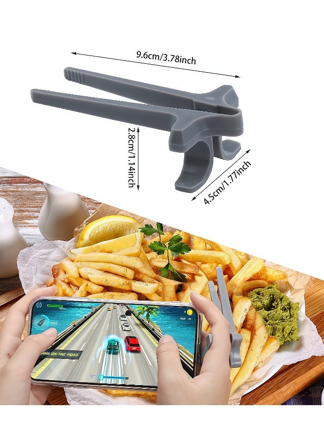 Finger Tongs, 4Pcs Finger Chopsticks for Gamers, Snack Clips, Gaming Finger Sleeves, Game Controllers, Game Accessories, Cell Phones Accessories  - Image 2