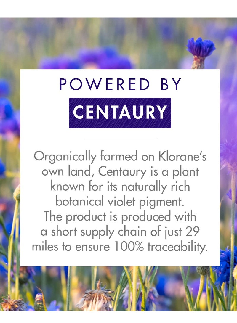 Klorane Klorane Plant-Based Purple Conditioner with Centaury, Brightens Blonde, Platinum, Silver, Gray or White Hair, Neutralizes Unwanted Yellow and Copper Tones, Paraben, Silicone and Sulfate Free, 6.7 fl.oz. - Image 3