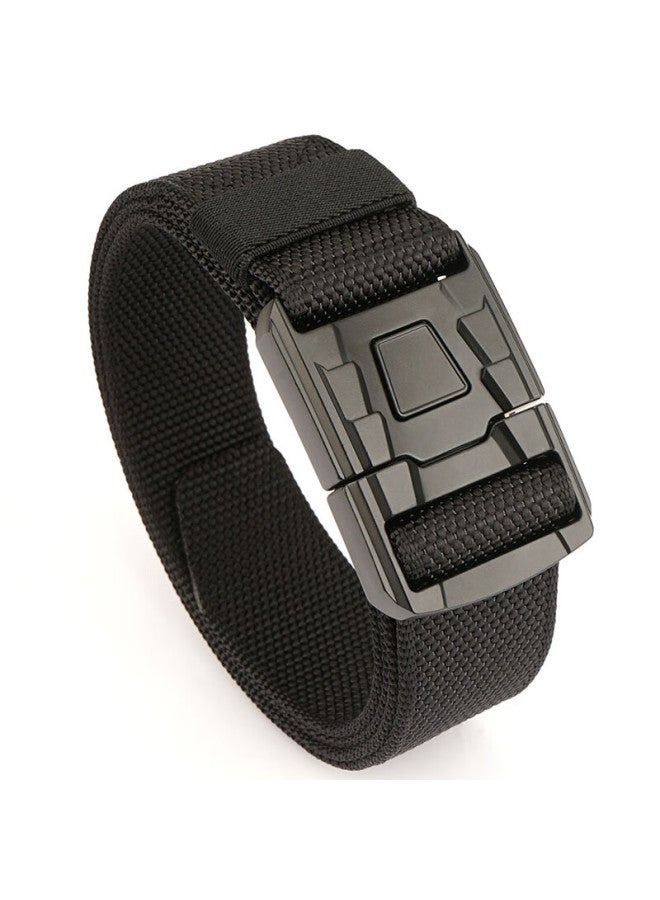 TFO Tfo Outdoor Belt, Hiking And Trekking Woven Casual Canvas Belt 2802411, Black - Image 5