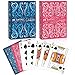 Wkchxd Playing Cards 2 Pack Deck of Cards Standard Playing Cards for Adult Premium Poker Card Set Deck of Playing Card for BlackjackEuchreCanastaFamily Game NightParty Games Navy Blue Pink - Image 2