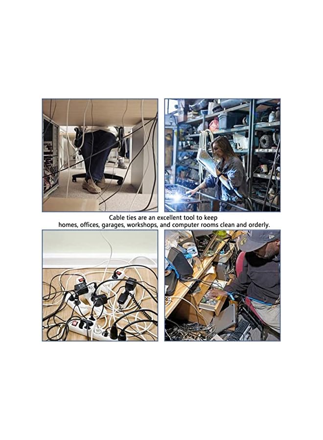 Royal Apex قواعد لاصقة لربطات الكابلات ذات الجودة الاحترافية من Apex Premium Zip Tie (100، 19 × 19 مم) - Image 4
