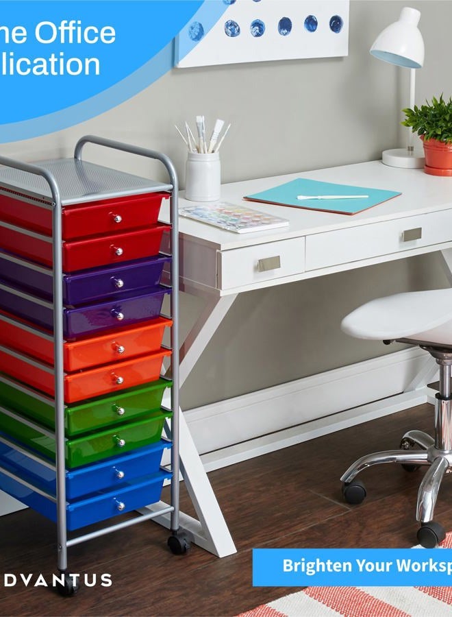 Advantus , Avt34004, 10-Drawer Organizer, 1 Each, Multi - Image 5