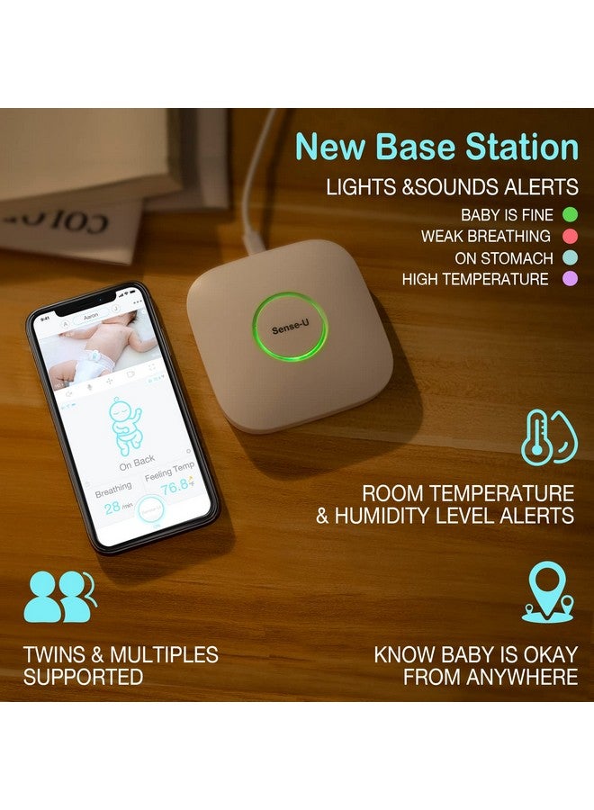 Sense-U Base Station (2.4 GHz) - Compatible with The Sense-U Baby Monitors and Lets You See Your Baby's Sleep from Anywhere (Baby Monitor Not Included) - Image 1