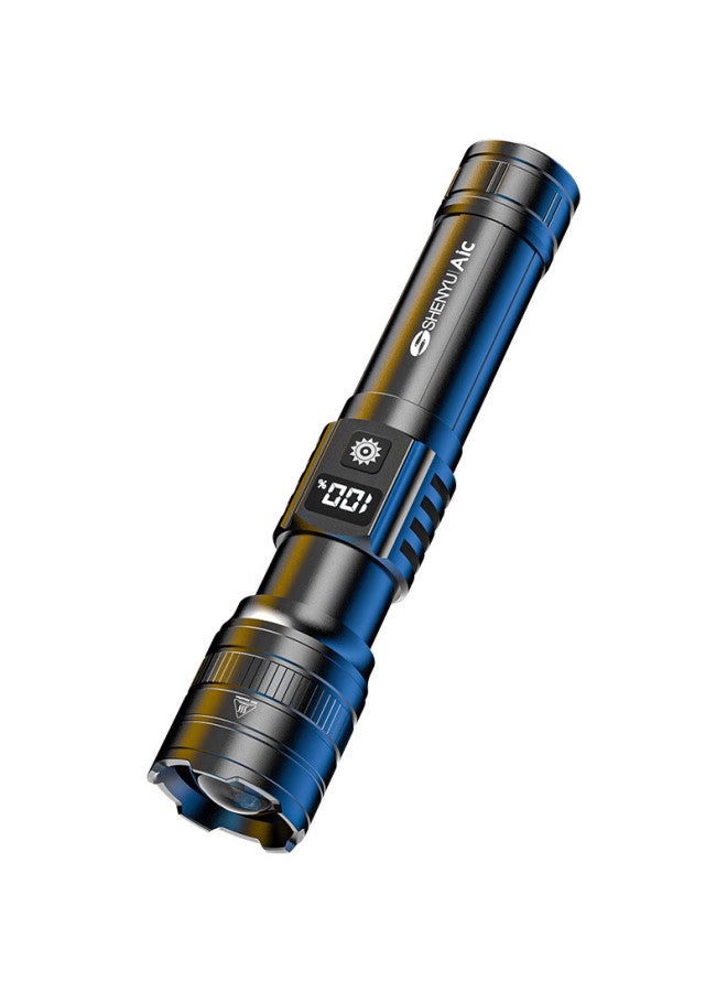 Shenyu Flashlight, High Brightness, Zoomable, Rechargeable, Long-lasting Battery, Outdoor Survival, Long-range, Military-grade, Ultra-bright, Home Emergency Light, Specialized - Image 5