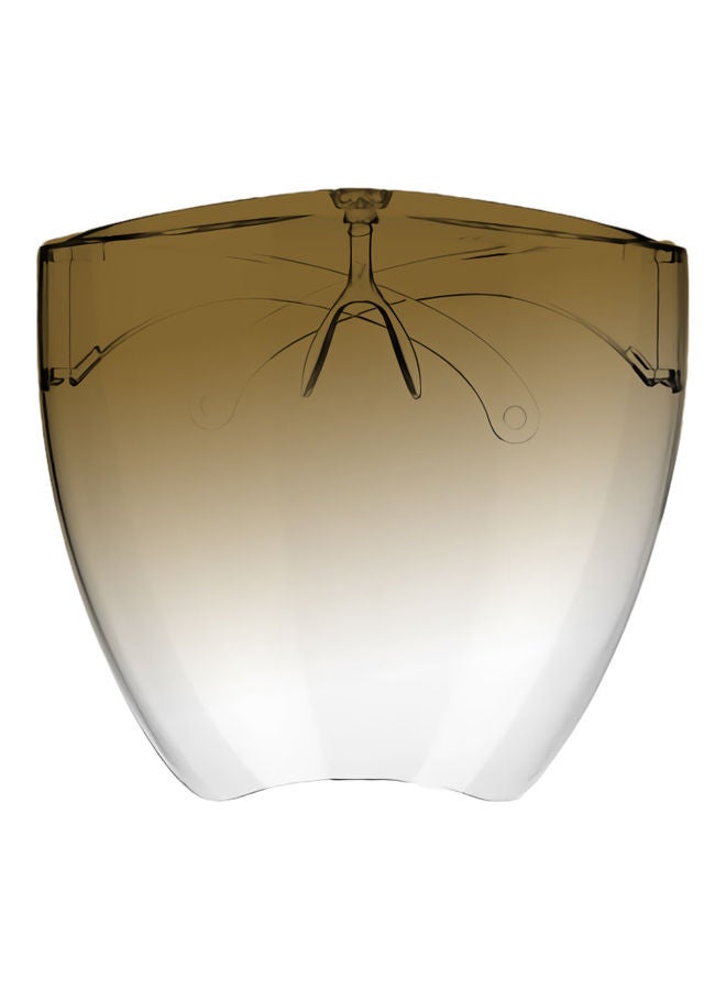 Protective Anti-Fog Full Face Shield Glass Brown - Image 1