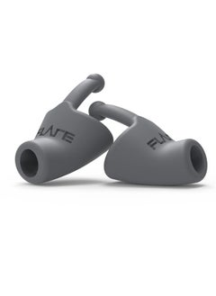 Flare Calmer – Ear Plugs Alternative – Reduce Annoying Noises Without Blocking Sound – Soft Reusable Silicone - Grey
