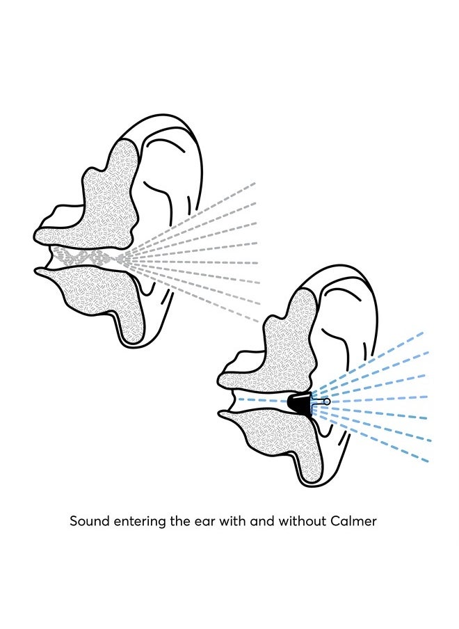 Flare Audio - Flare Calmer – Ear Plugs Alternative – Reduce Annoying Noises Without Blocking Sound – Soft Reusable Silicone - Grey - Image 1