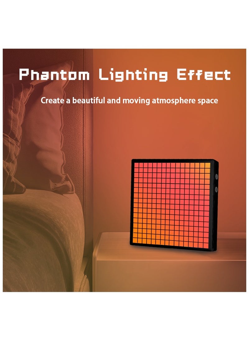 Generic - LED Pixel Display, Programmable 16x16 Pixel Art LED Screen with APP Control for Kids Boys Girls, Creative Animations, Fun Text and Digital Clock, Gaming Accessories for Desk, Wall Room Decor - Image 1