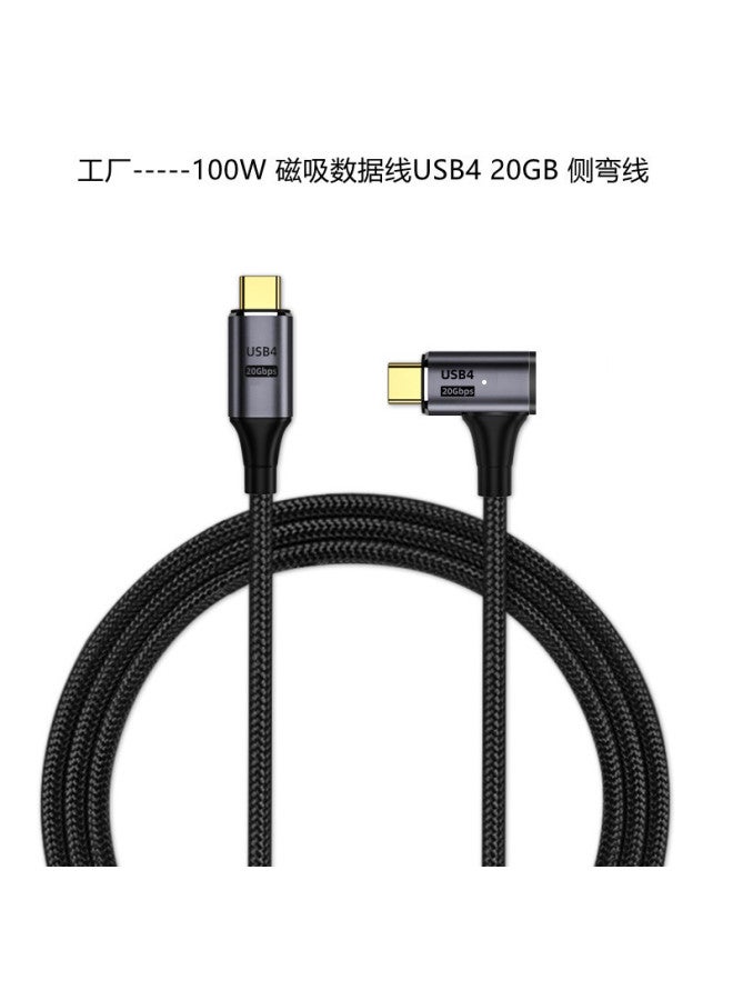 Typec Magnetic Adapter 20gbps Converter 6a Fast Charge 8k Video Transmission Pd100w Computer Macbook - Image 5