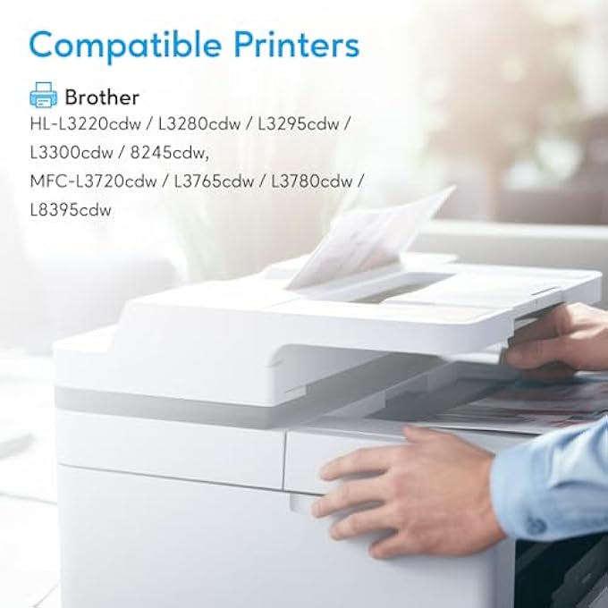 TN229XL TONER CARTRIDGES 4 PACK COMPATIBLE FOR BROTHER TN229 WITH MFC-L3720CDW MFC-L3780CDW MFC-L3765CDW MFC-L8395CDW HL-L3220CDW HL-L3280CDW HL-L3295CDW HL-L3300CDW HL-L8245CDW PRINTER - Image 2