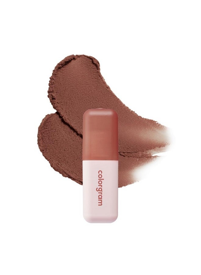 COLORGRAM Nude Blur Tint 08 Hip Chocolate | Lightweight Lip Blur Tint For Full Coverage & Smooth Finish - Image 1