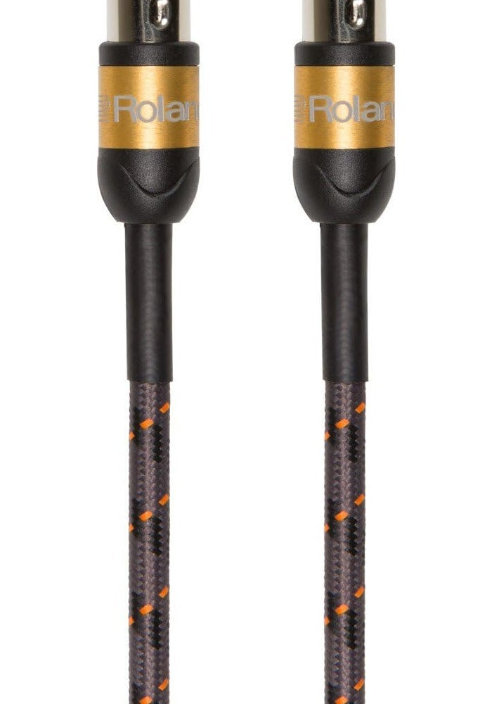Roland Gold Series MIDI Cable, 10 Feet (RMIDI-G10)