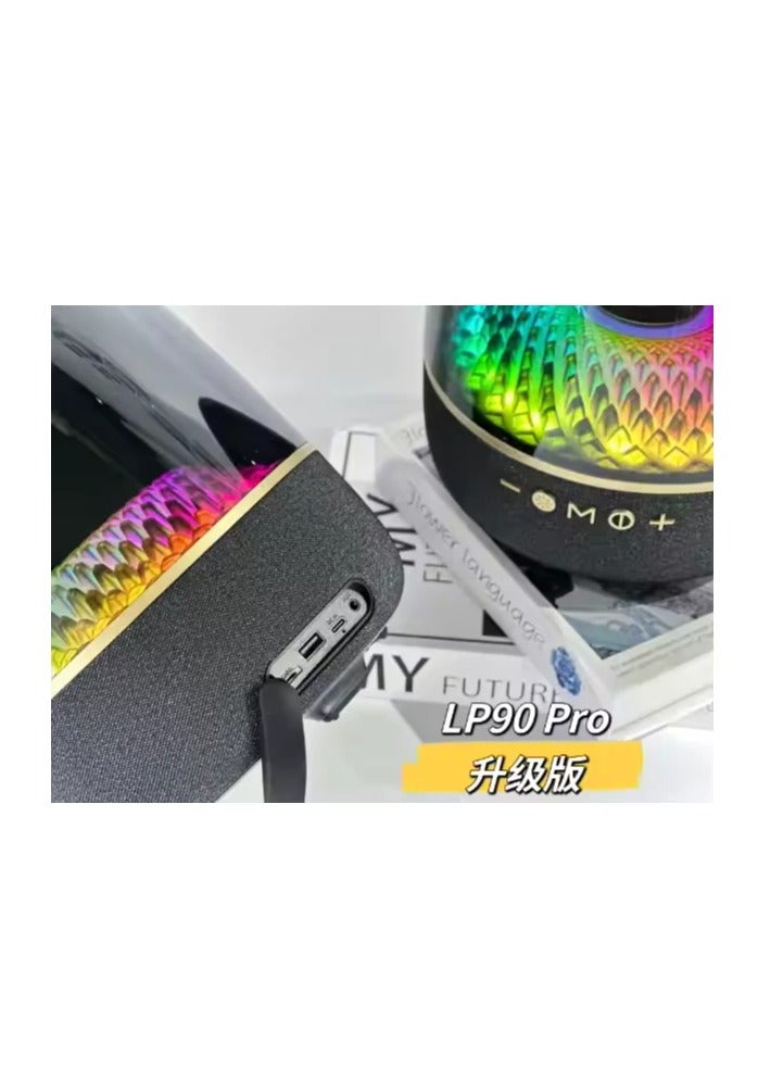 مكبر صوت 120 وات لاسلكي بتقنية البلوتوث LED شفاف ملون 5.4 نطاق بلوتوث - Image 2