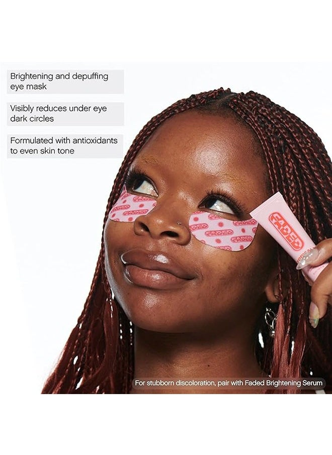 TOPICALS Brightening and Cleaning Eye Masks 6 Pairs, Patches to Depuff, Hydrate, Brighten and Cool, Reduce Dark Circles and Fine Lines, Faded Brightening Under Eye Masks  - Image 2