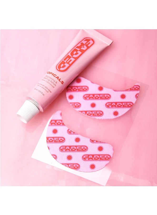 TOPICALS - Brightening and Cleaning Eye Masks 6 Pairs, Patches to Depuff, Hydrate, Brighten and Cool, Reduce Dark Circles and Fine Lines, Faded Brightening Under Eye Masks - Image 1
