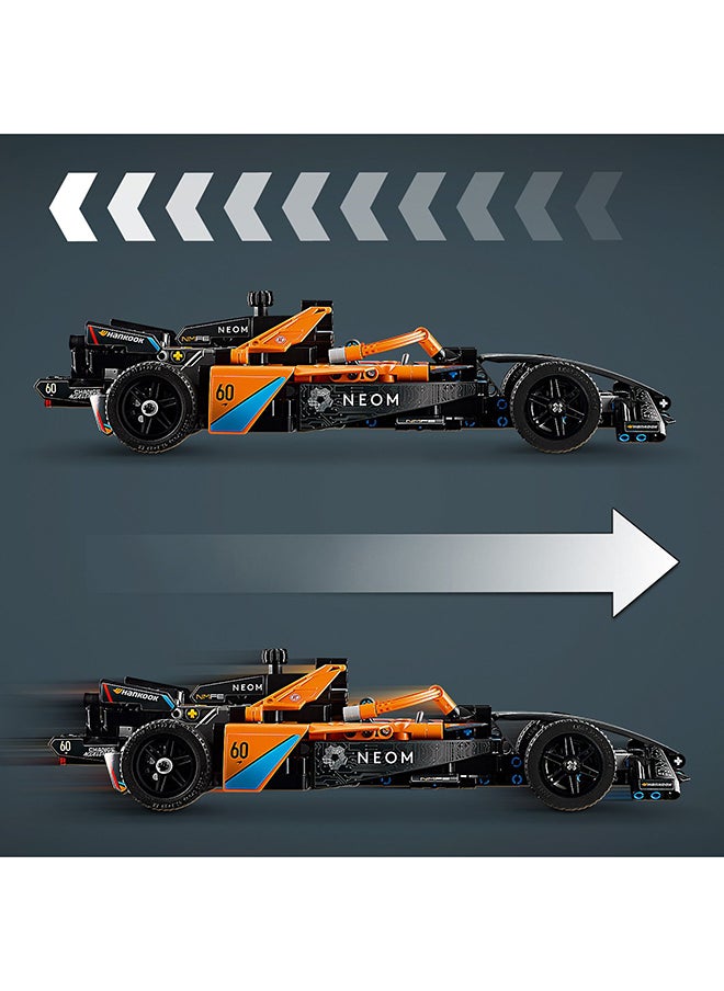 LEGO - Technic NEOM McLaren Formula E Race Car Toy for 9 Plus year Old Kids, Boys & Girls, Model Pull-Back Vehicle Building Set, Kids' Bedroom Decoration, Birthday Gift Idea 42169 (452 pieces) - Image 1