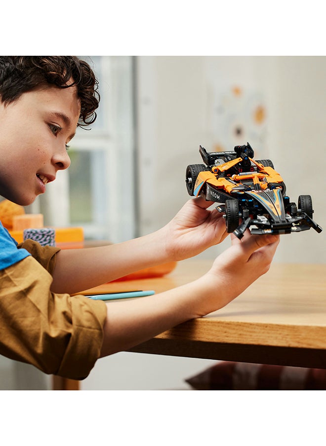 LEGO - Technic NEOM McLaren Formula E Race Car Toy for 9 Plus year Old Kids, Boys & Girls, Model Pull-Back Vehicle Building Set, Kids' Bedroom Decoration, Birthday Gift Idea 42169 (452 pieces) - Image 1