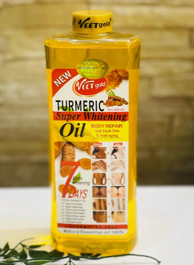 Veet gold Turmeric Super Whitening Oil 1000 ML