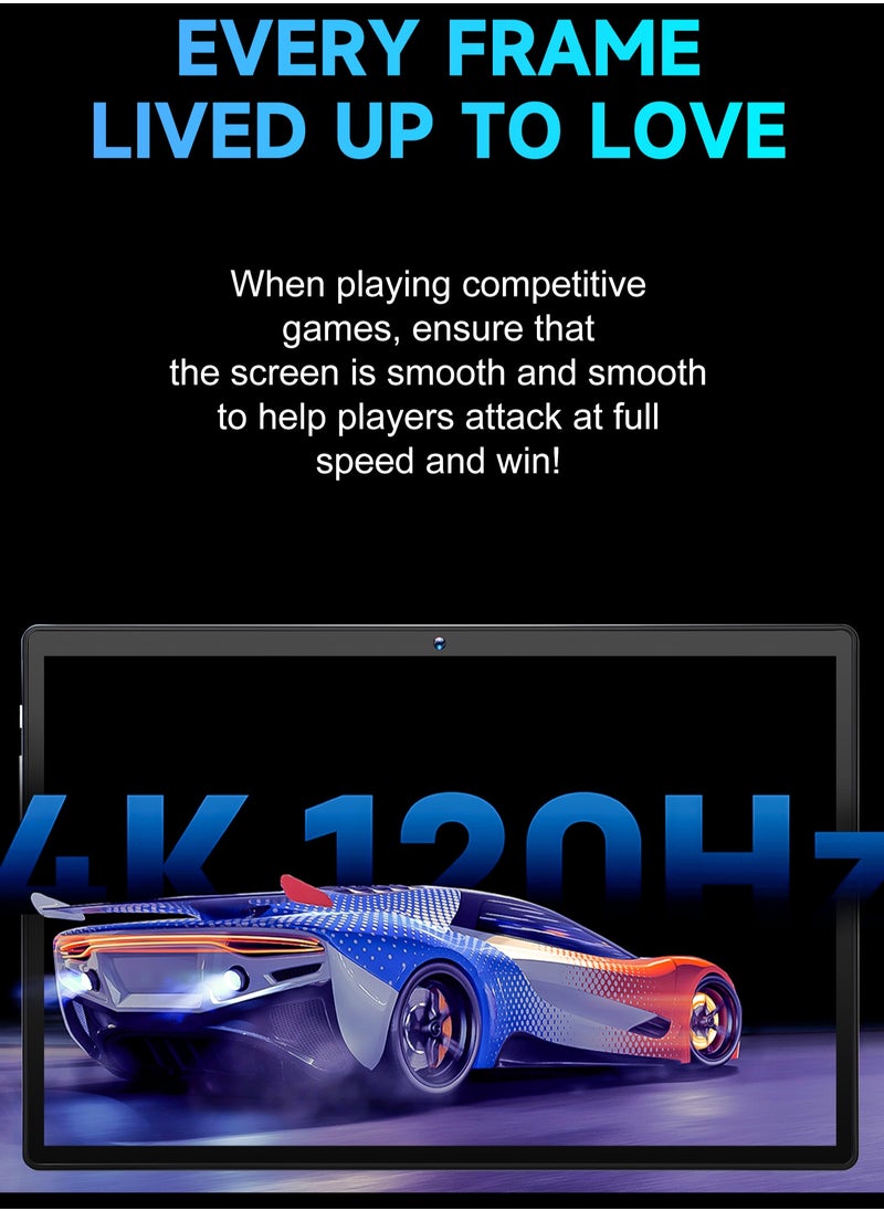 X - Prime i16 Pro Android 12 Tablet 10.1-Inch HD+ Display | 12GB RAM 512GB ROM | Octa-Core, Dual SIM 5G, Wi-Fi | With Keyboard & Mouse | Learning Tablet for Students- Grey  - Image 5