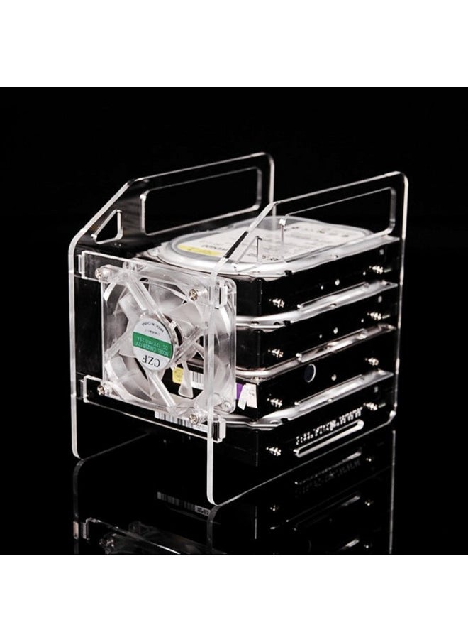 Generic - Digital Computer/mobile Hard Drive Box Usb 3.0 Superspeed Interface High-speed Data Transfer Durable Aluminum Alloy Enclosure-Color:8-layer Transparent - Image 1